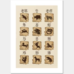 Chinese Zodiac Posters and Art